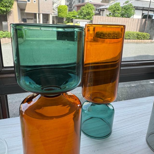 2wayカラーガラスベース　生花　ドライフラワー　花瓶　花　 |  | 02