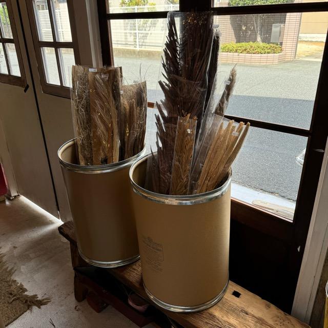 ファイバードラム　L　海外　工業用　クラフト製　紙　3サイズ　オリジナル　プリント　無地　オリジナルステッカー　ドライフラワー　花　バケツ　傘立て |  | 05