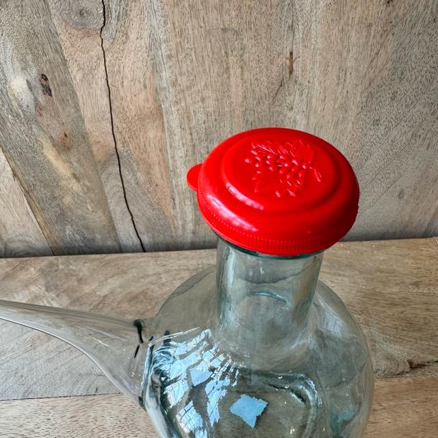 リサイクルガラスワインデキャンタ　BARRAL　 1000ml　樽　スペイン製　リサイクル　ガラス　デキャンタ　ワイン　お酒　お水　キャップ　葡萄　ピッチャー |  | 04