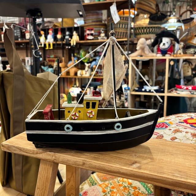 China Antique Design Boat Object 中国 アンティーク調 船のオブジェ 置物 インテリア雑貨 ギフト 飾り |  | 01