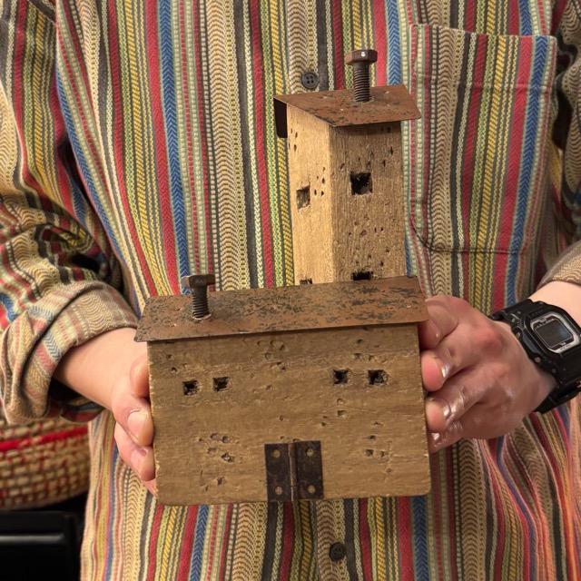 China Wood House Object 2Type 中国 ウッドハウスオブジェ 2種 置物 インテリア雑貨 ギフト 飾り |  | 17