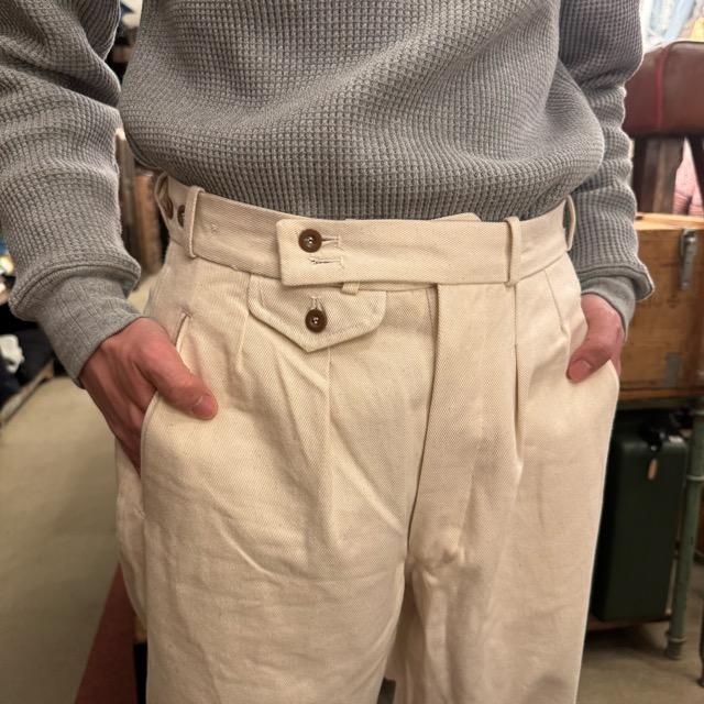 ドイツタイプ NAVY トロピカル グルカパンツ ナチュラル ドイツ軍