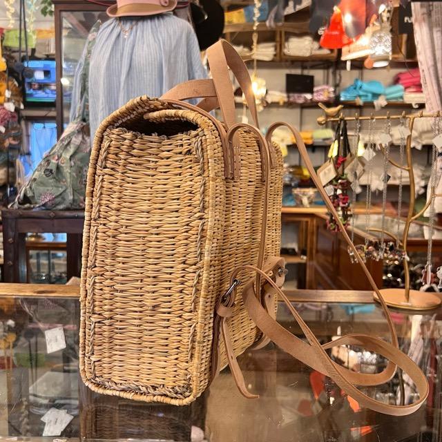 ストローカゴ リュック　ファッション　リュックサック　バスケットリュック　おでかけ　旅行 |  | 02