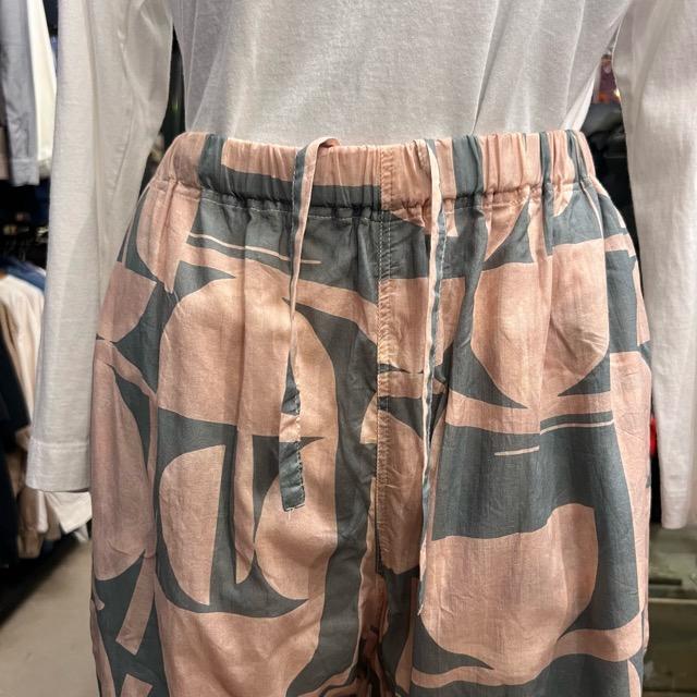 【最終値下げ！】ichi 幾何学柄パンツ ICHI ICHI（イチ） コットンプリント幾何学柄パンツ