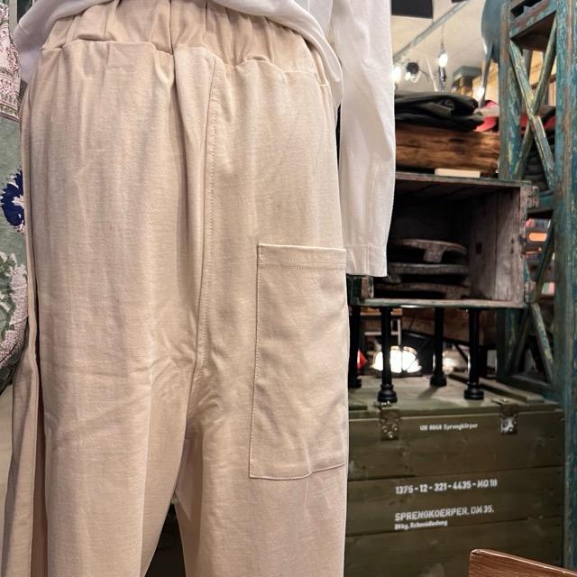 ICHI（イチ）　ヘビー 天竺 ワイドパンツ　ファッション　レディース　パンツ　ワイドパンツ　コットン　カジュアル　天竺 | ICHI | 06