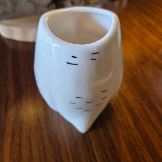 シナリー モチーフフラワーベース　陶器製　花瓶　一輪挿し　フクロウ |  | 02