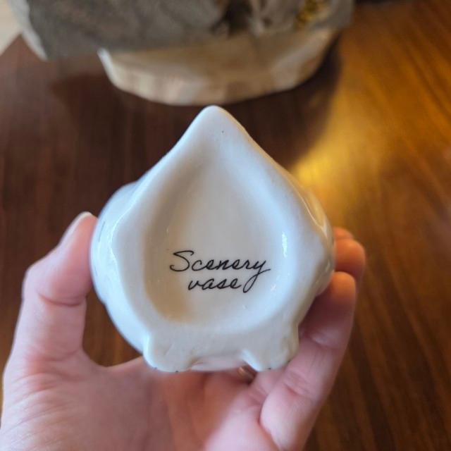 シナリー モチーフフラワーベース　陶器製　花瓶　一輪挿し　フクロウ |  | 03