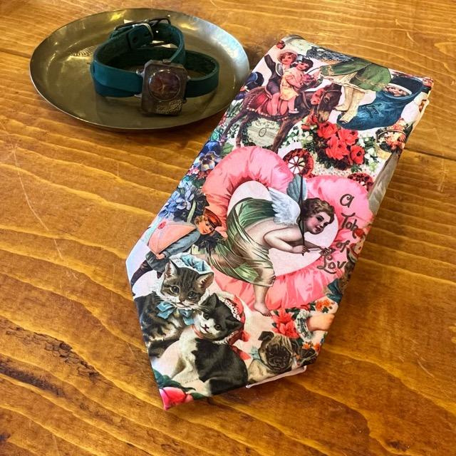 TOPANGA Accessory ヘリテージタイ　Angel　Cat　エンジェル　猫　ピンク　ネクタイ　プレゼント　フォーマル　カジュアル　クラシック　ヴィンテージ　 |  | 09