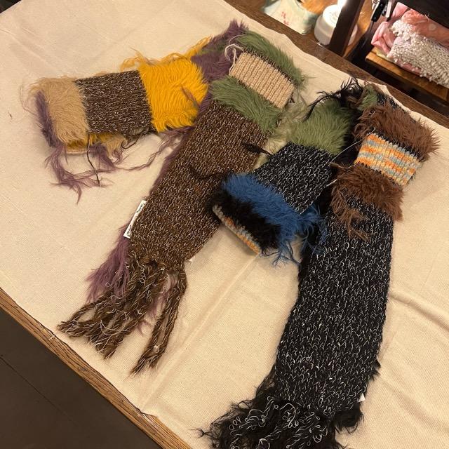 TOPANGA Accessory　Fur＆Knitted　Slim　Muffler　２Color　　ファー　スリムマフラー　マフラー |  | 02