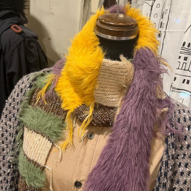 TOPANGA Accessory　Fur＆Knitted　Slim　Muffler　２Color　　ファー　スリムマフラー　マフラー |  | 13