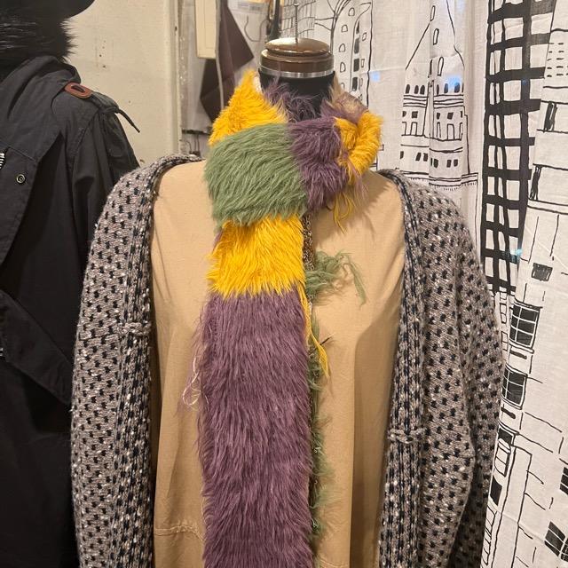TOPANGA Accessory　Fur＆Knitted　Slim　Muffler　２Color　　ファー　スリムマフラー　マフラー |  | 12