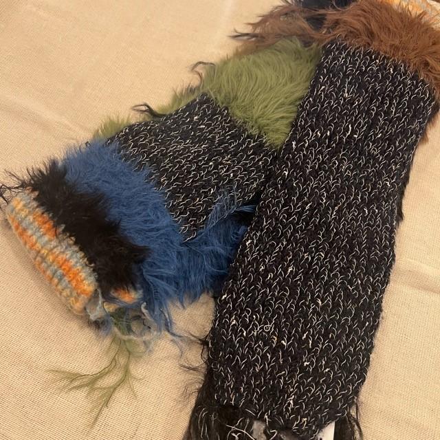 TOPANGA Accessory　Fur＆Knitted　Slim　Muffler　２Color　　ファー　スリムマフラー　マフラー |  | 09