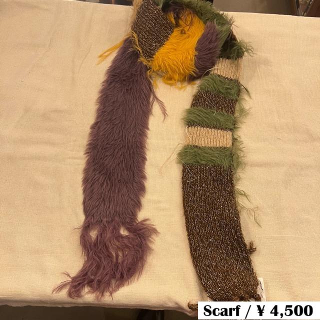 TOPANGA Accessory　Fur＆Knitted　Slim　Muffler　２Color　　ファー　スリムマフラー　マフラー |  | 04