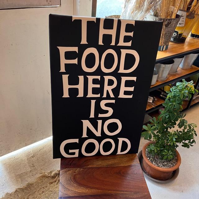 TOPANGA Zakka アートポスター　FOOD IS NOT GOOD｜abracadabra｜02