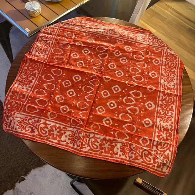 TOPANGA accessory BagruPrint　bandana　E　バグループリント　バンダナ　インド　 |  | 01