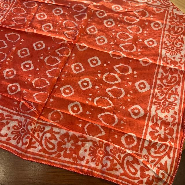 TOPANGA accessory BagruPrint　bandana　E　バグループリント　バンダナ　インド　 |  | 02