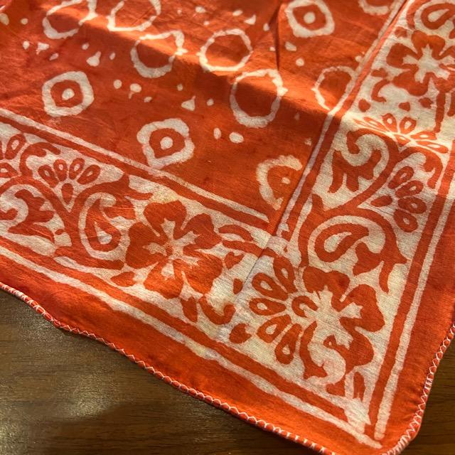 TOPANGA accessory BagruPrint　bandana　E　バグループリント　バンダナ　インド　 |  | 03