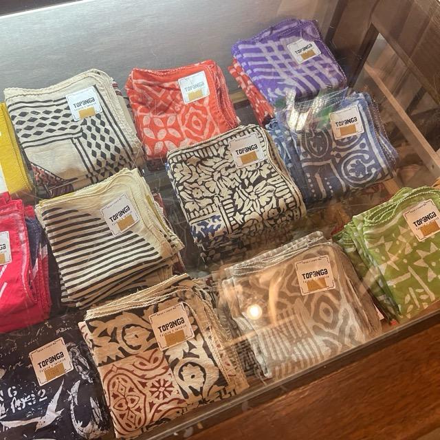 TOPANGA accessory BagruPrint　bandana　E　バグループリント　バンダナ　インド　 |  | 06