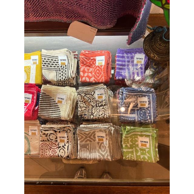 TOPANGA accessory BagruPrint　bandana　G　バグループリント　バンダナ　インド　 |  | 06