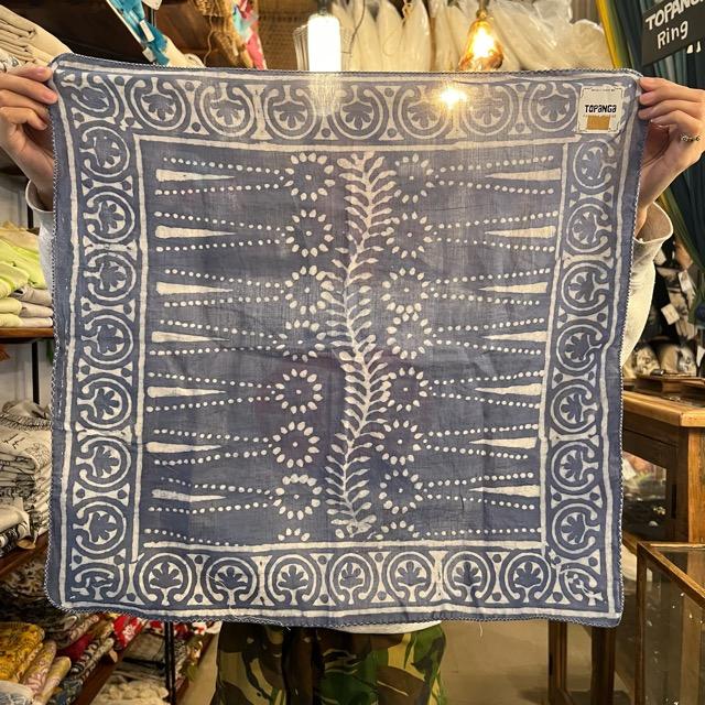 TOPANGA accessory BagruPrint　bandana　G　バグループリント　バンダナ　インド　 |  | 08