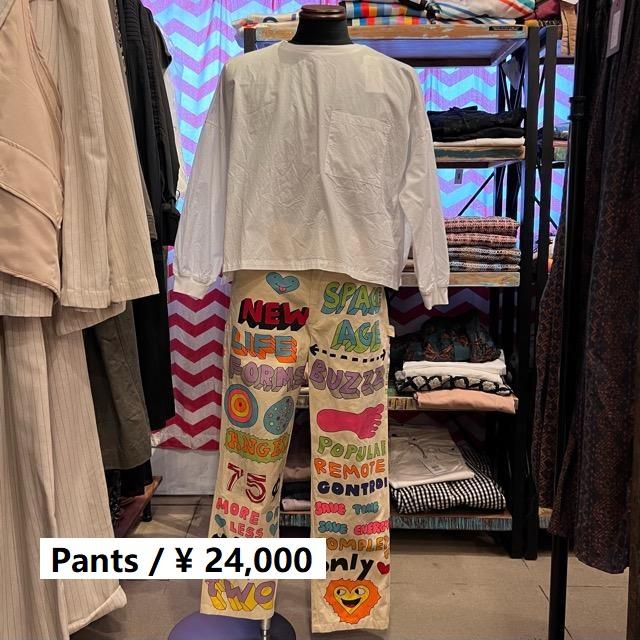 Topanga Lady's クレイジードローイングパンツ　C | 