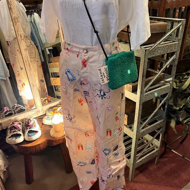 Topanga Lady's フラワーアートカーゴパンツ　ファッション　レディース　スウェット　花柄　カジュアル |  | 01