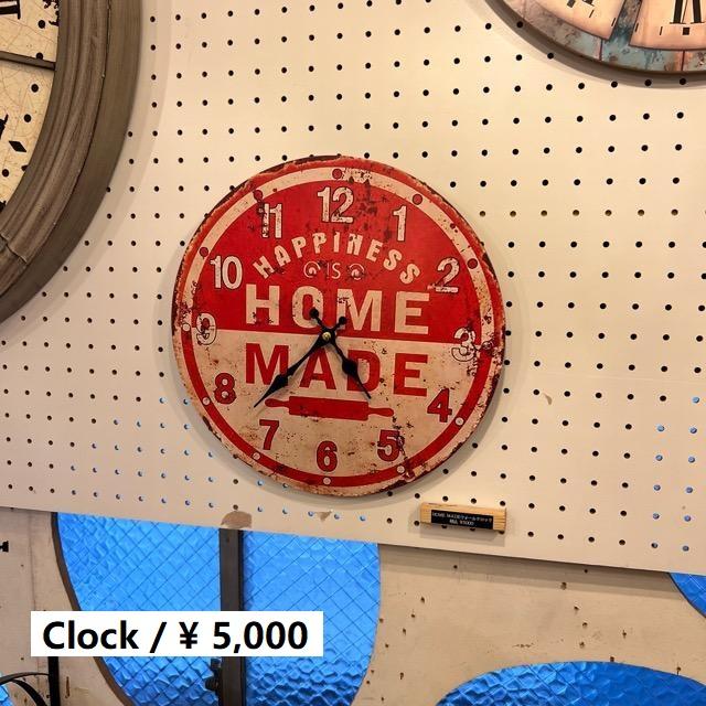 Topanga Furniture　HOME MADEウォールクロック　家具　インテリア　時計　ウォールクロック　壁掛け時計 | 