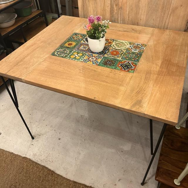 TOPANGA Funiture マンゴーウッド×メキシコタラベラタイル