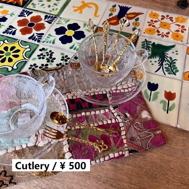 TOPANGA Kitchen　クラシカルティースプーン　ゴールド　デザートフォーク　ヨーグルト　フルーツ　ステンレス　コーヒースプーン　カトラリー | 