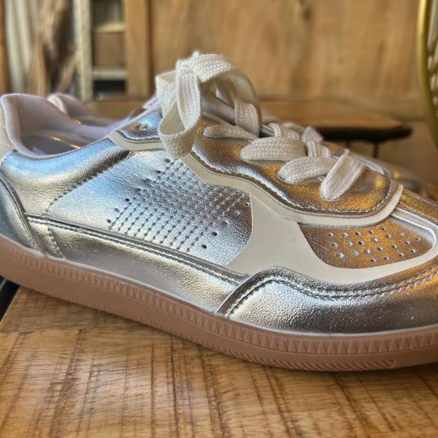 シルバージョギングスニーカー メタリック : 輸入雑貨屋 BON ETO