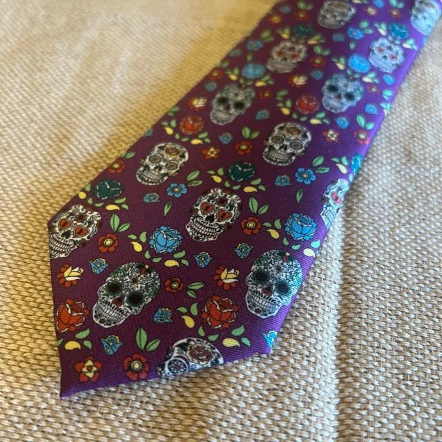 TOPANGA Accessory Calavera ヘリテージタイ　カラベラ　スカル　メキシコ　ネクタイ　プレゼント　フォーマル　カジュアル　クラシック　ヴィンテージ　 |  | 02