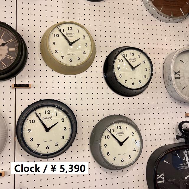 クラシック 2ハンズ ウォールクロック　全4色　ブラック　グレー　ベージュ　ネイビー　インテリア　壁掛け時計　シンプル　クラシック | 