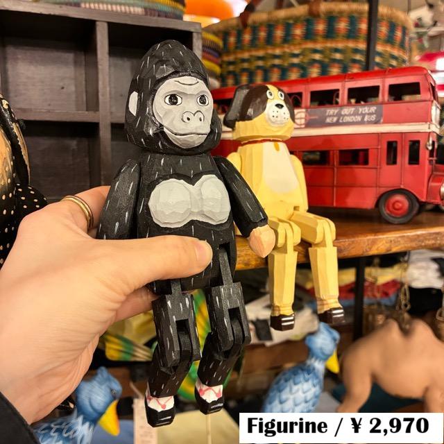 Costumed object 2type　着ぐるみオブジェ　全2種　イヌ　ゴリラ　置物　インテリア雑貨　小物　飾り　オブジェ | 