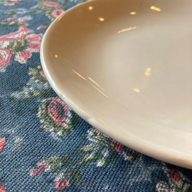 インド SAMRAT 白い丸皿 18cm 平皿 中皿 ディナープレート 和食 洋食