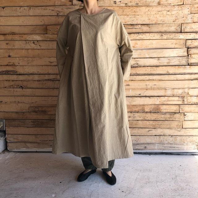 Ichi Antiquite S イチ アンティークス フロントタックコットンリネンワンピース ベージュ B6 Ichi 6013a 輸入雑貨屋 Bon Eto Vikings 通販 Yahoo ショッピング