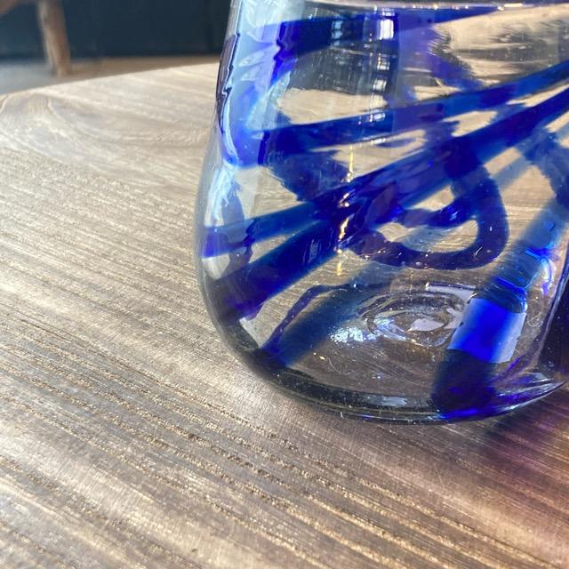 限定】クラックグラス blue Feuerhand ホヤ 276 デイツ