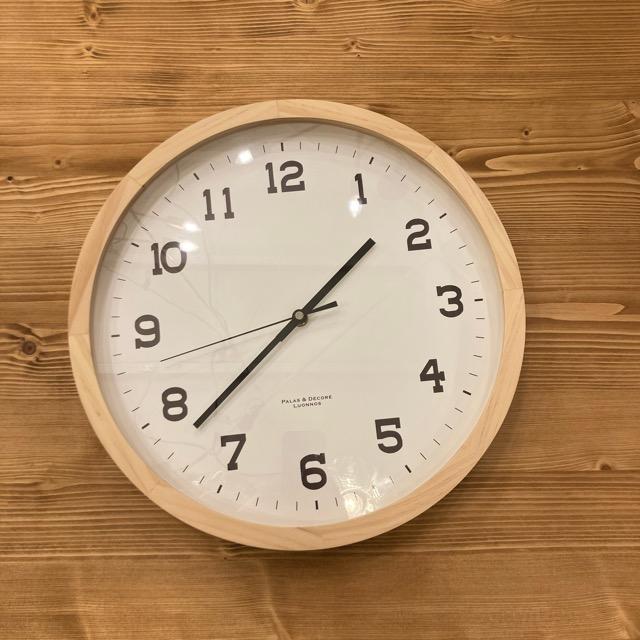 ナチュラルウッドウォールクロック　35cm　ナチュラル　アイナ　スタンドクロック　掛け時計　天然木　スイープムーブメント　寝室　シンプル |  | 03