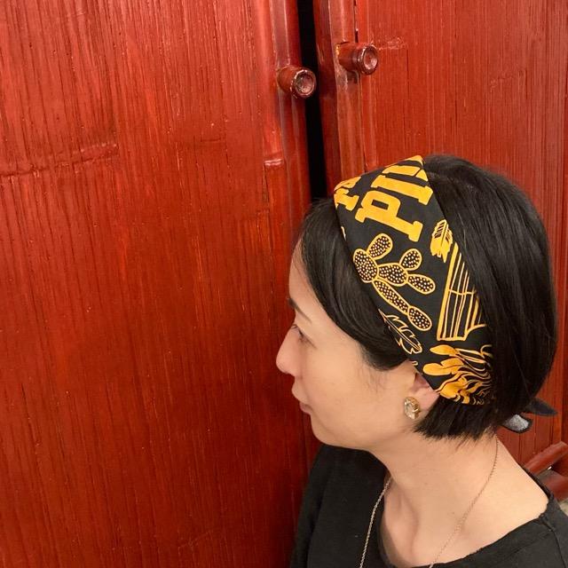 TOPANGA accessory ワンウォッシュコットンバンダナ　WILD WEST ブラック |  | 05