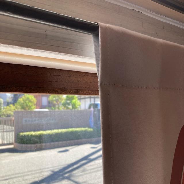 TOPANGA Fabric レトロテキスタイルカーテン 70×100cm トラック