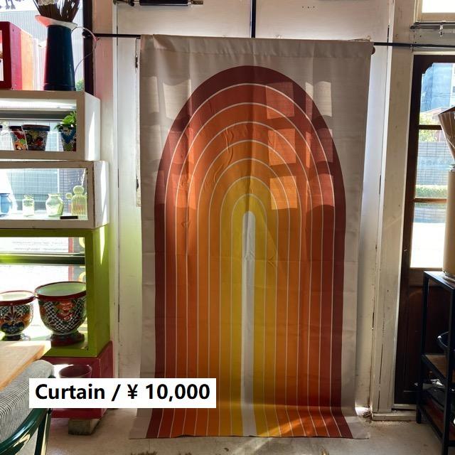 TOPANGA Fabric レトロテキスタイルカーテン 105×200cm トラック