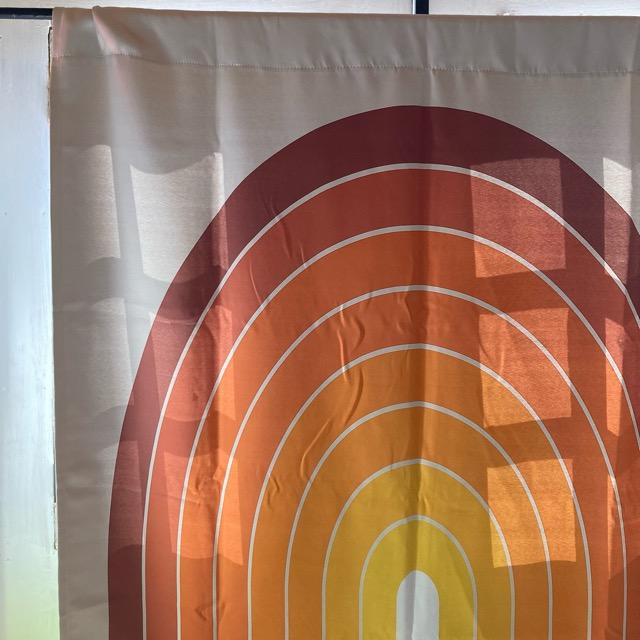 TOPANGA Fabric レトロテキスタイルカーテン 105×200cm トラック