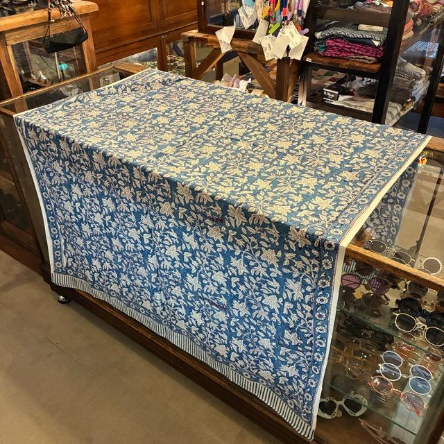 TOPANGA Homefurnishing India Block print curtain Blue D 110×180cm |  | 08