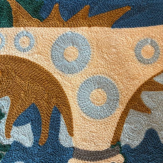TOPANGA Homefurnishing Cat Embroidery Cushion Cover　45×45cm　F |  | 03