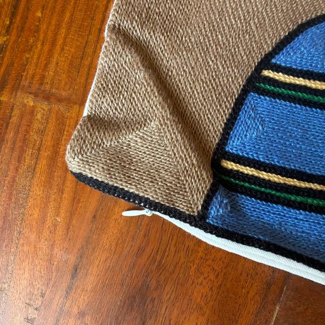 TOPANGA Homefurnishing Art Embroidery Cushion Cover　45×45cm　D　アートエンブロイダリークッションカバー　ベージュ　フリーダ　刺繍　 |  | 04