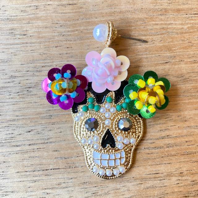 TOPANGA Jewelry デコレーションフラワーカラベラピアス