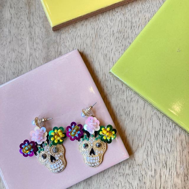 TOPANGA Jewelry デコレーションフラワーカラベラピアス