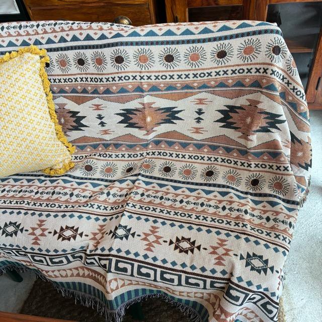 TOPANGA Homefurnishing Tribal throwket C 130×160cm Ivory |  | 02