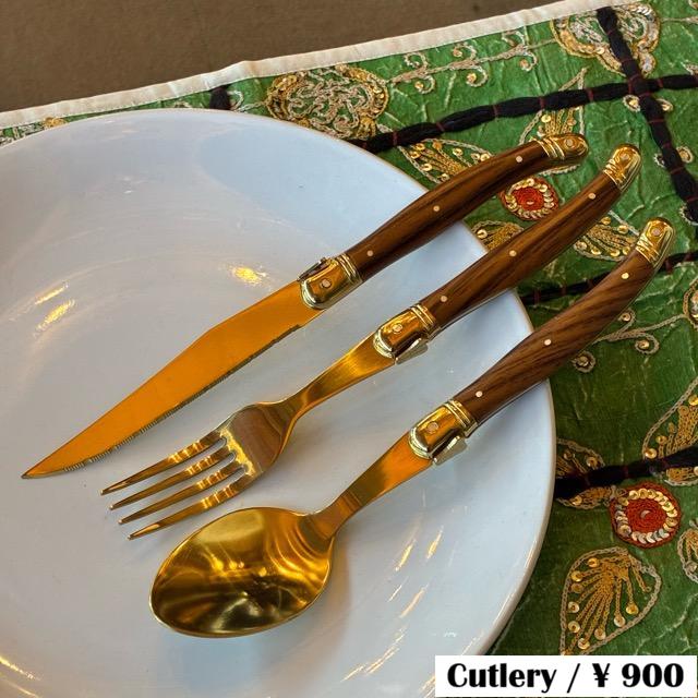 TOPANGA Kitchen Classic Modern Cutlery  Wood 3type Spoon Fork Knife　クラシックモダンカトラリー　ウッド　スプーン　フォーク　ディナースプーン　ナイフ | 