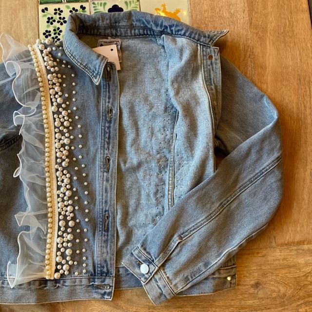 Topanga Lady's デコレーションデニムジャケット Sサイズ M Topanga Lady's デコレーションデニムジャケット Sサイズ M
