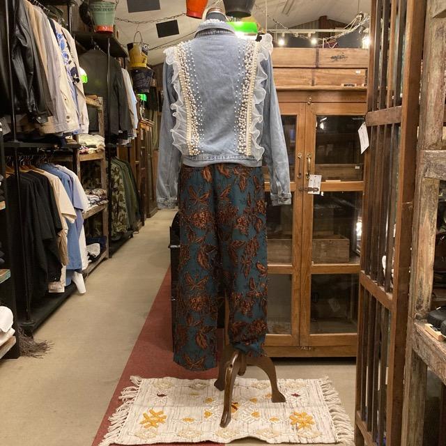 Topanga Lady's デコレーションデニムジャケット Sサイズ M Topanga Lady's デコレーションデニムジャケット Sサイズ M